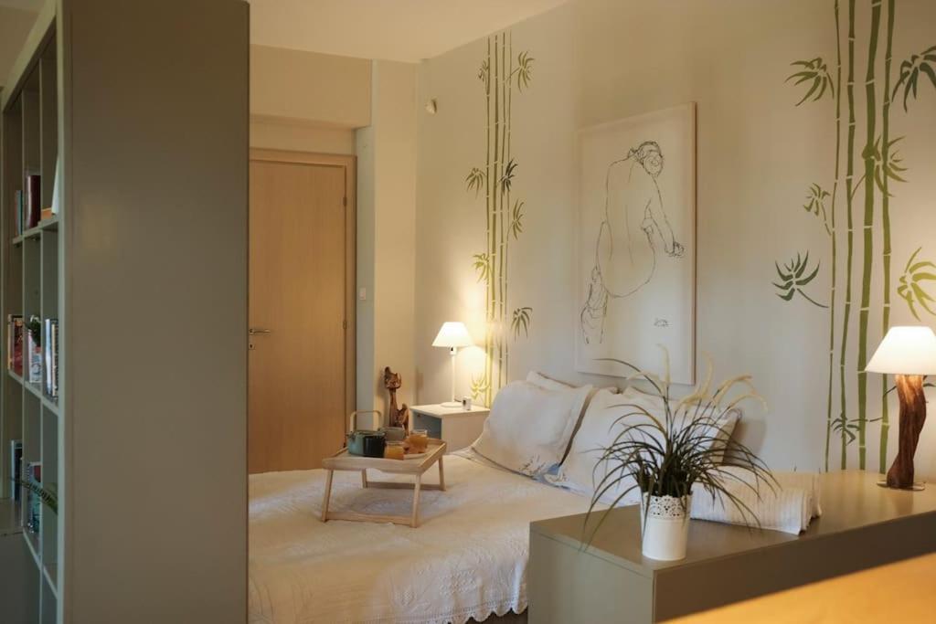 Apartment With Garden In Thessaloniki. Ngoại thất bức ảnh