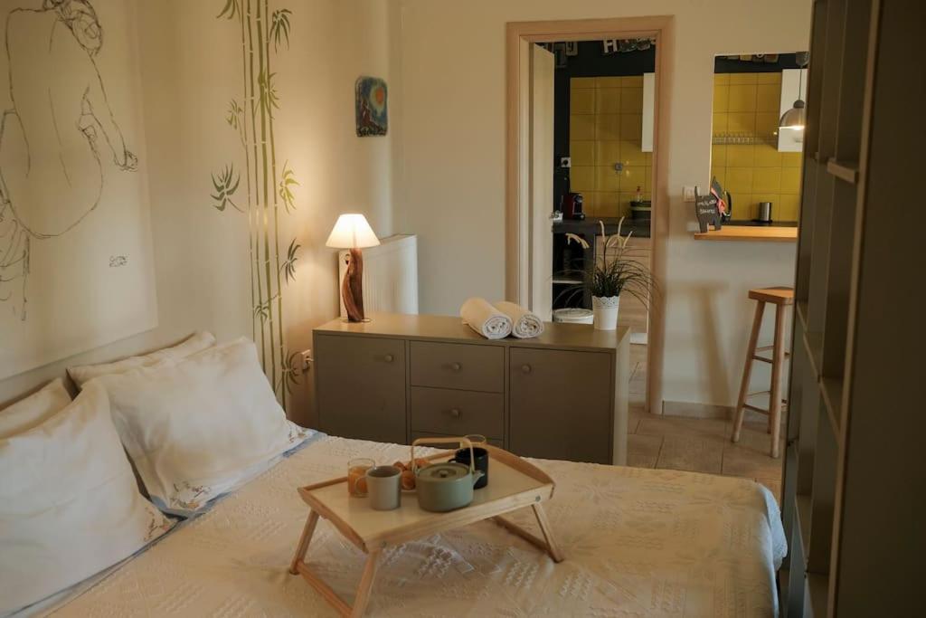 Apartment With Garden In Thessaloniki. Ngoại thất bức ảnh